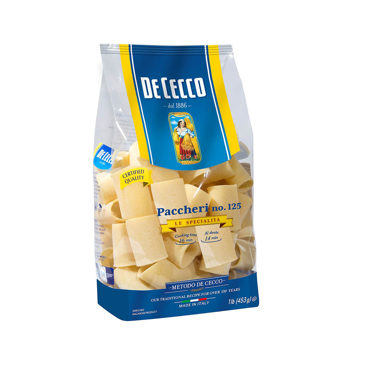 De Cecco Paccheri Pasta 1 LB