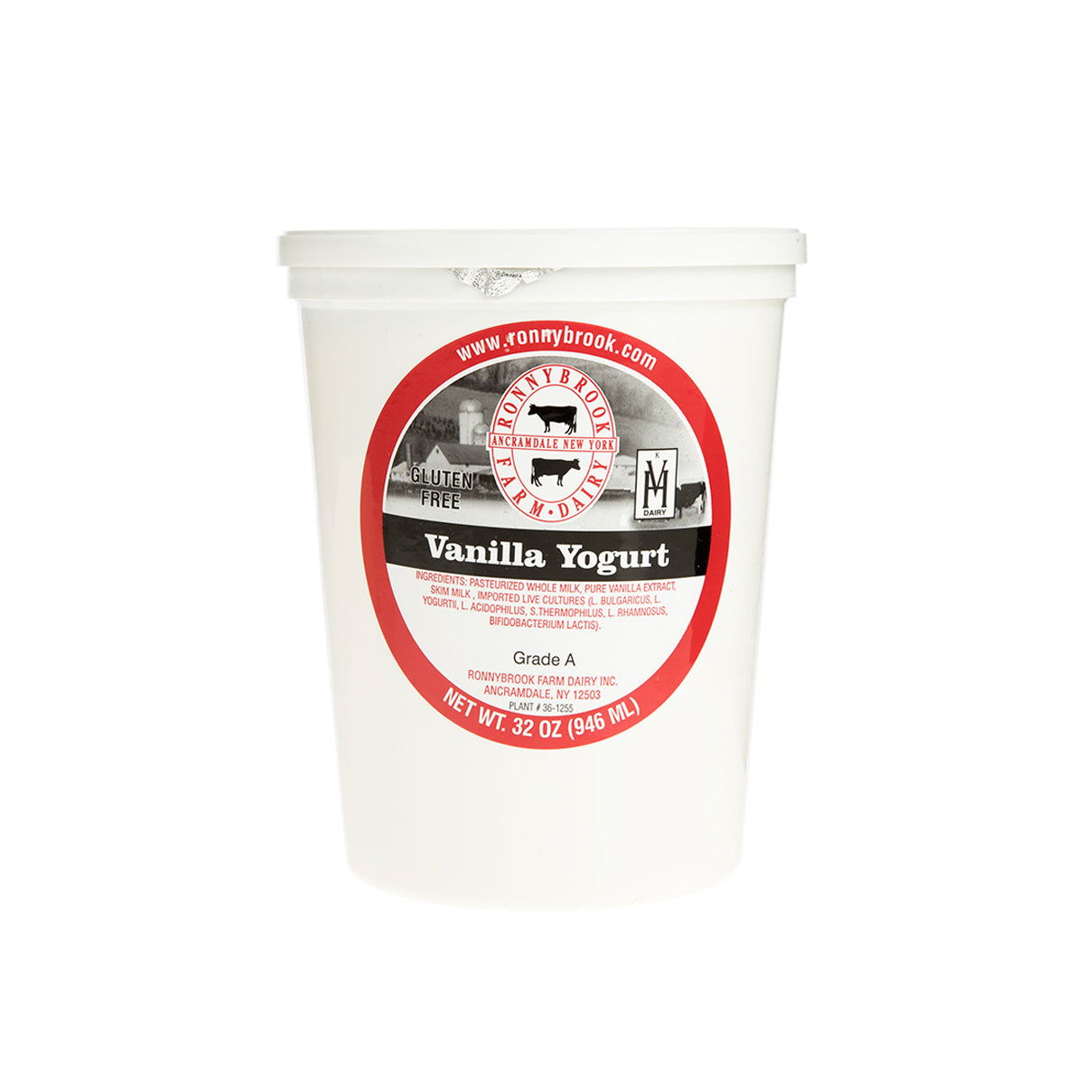 Wholesale Ronnybrook Dairy Vanilla Yogurt- Bulk