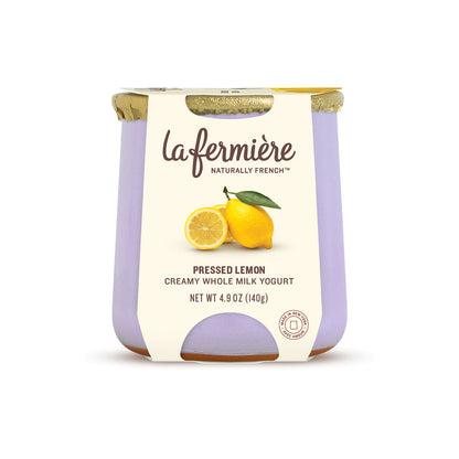 Wholesale La Fermière Pressed Lemon Yogurt 4.9oz Cup- Bulk