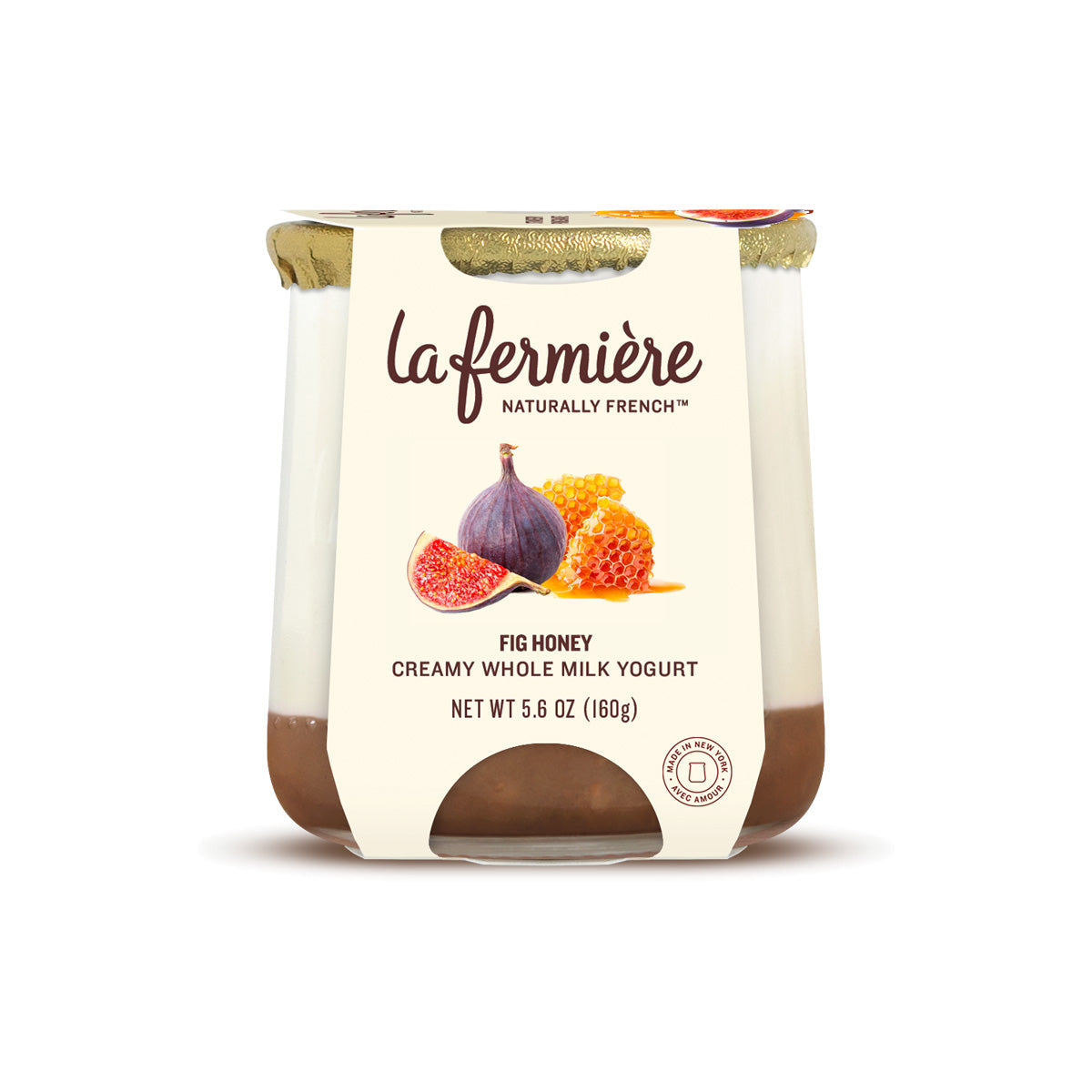 Wholesale La Fermière Fig Honey Yogurt 5.6 OZ-6ct Case Bulk