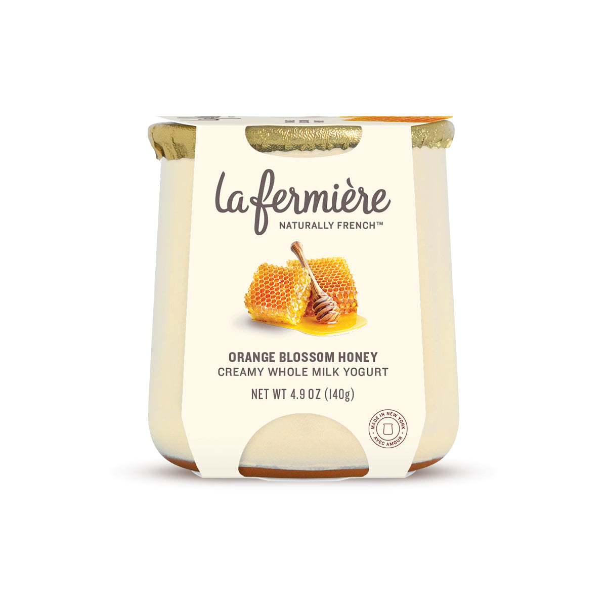 Wholesale La Fermière Orange Blossom Honey Yogurt 4.9oz Cup- Bulk