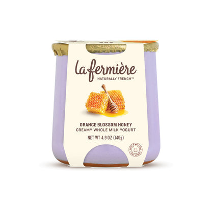 Wholesale La Fermière Orange Blossom Honey Yogurt 4.9oz Cup- Bulk