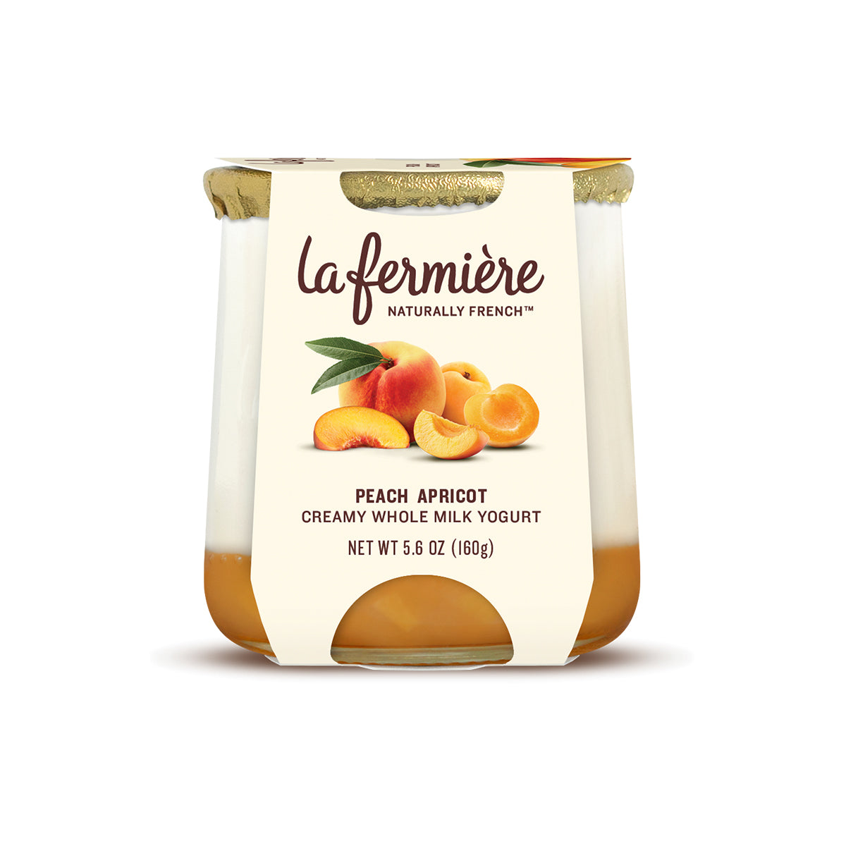 Wholesale La Fermière Peach Apricot Yogurt 4.9oz Cup- Bulk