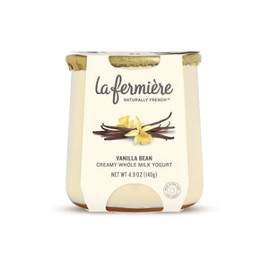 Wholesale La Fermière Vanilla Bean Yogurt 4.9 OZ-3 Pack Bulk