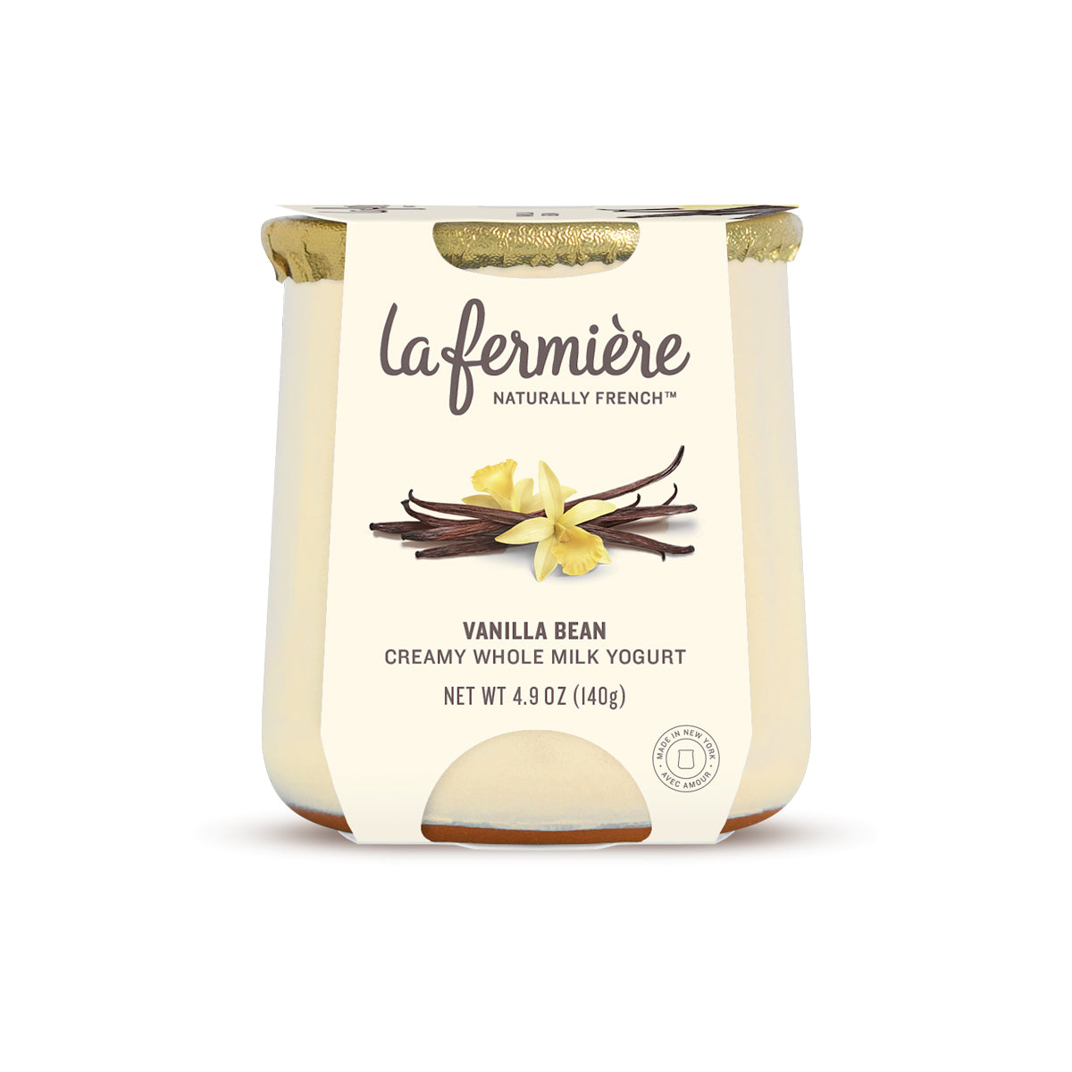 Wholesale La Fermière Vanilla Bean Yogurt 4.9oz Cup- Bulk