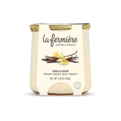 Wholesale La Fermière Vanilla Bean Yogurt 4.9oz Cup- Bulk