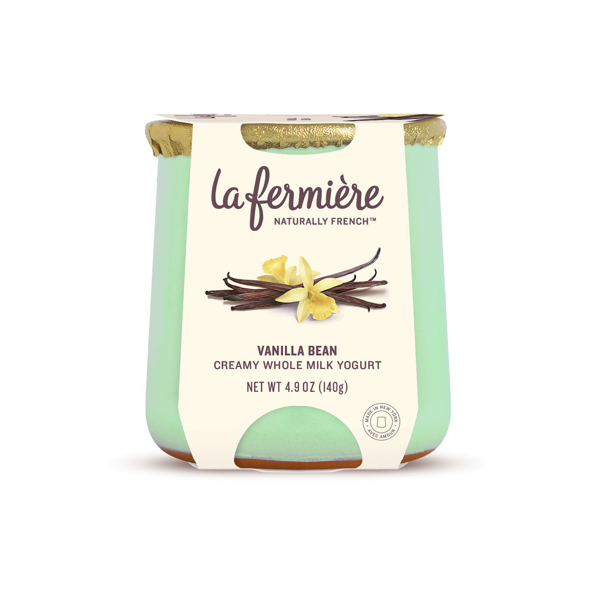 Wholesale La Fermière Vanilla Bean Yogurt 4.9oz Cup- Bulk