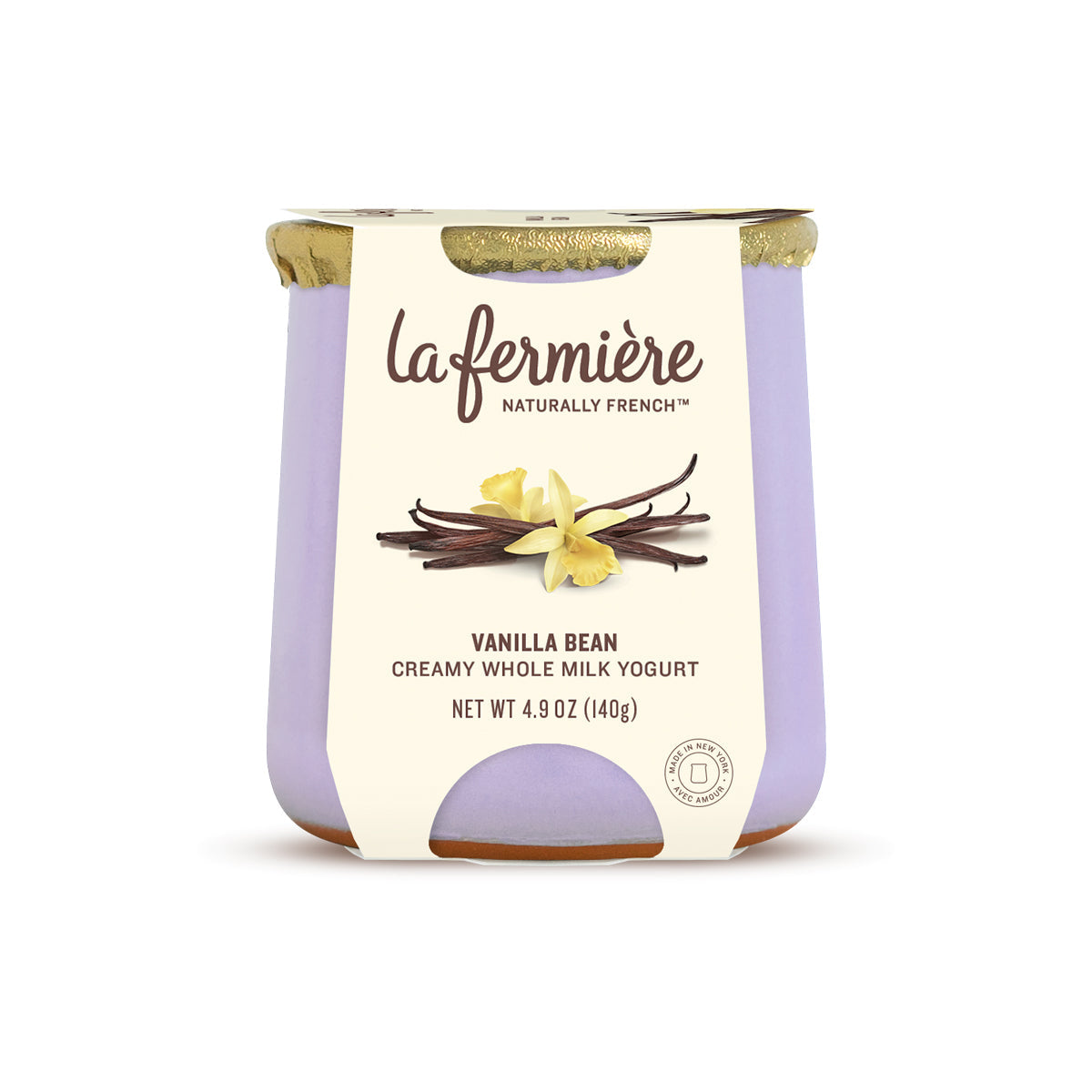 Wholesale La Fermière Vanilla Bean Yogurt 4.9 OZ-3 Pack Bulk