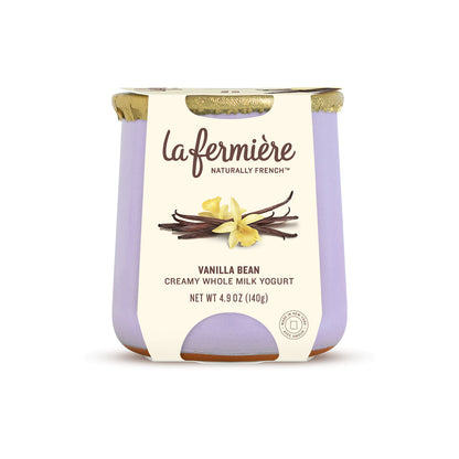 Wholesale La Fermière Vanilla Bean Yogurt 4.9oz Cup- Bulk