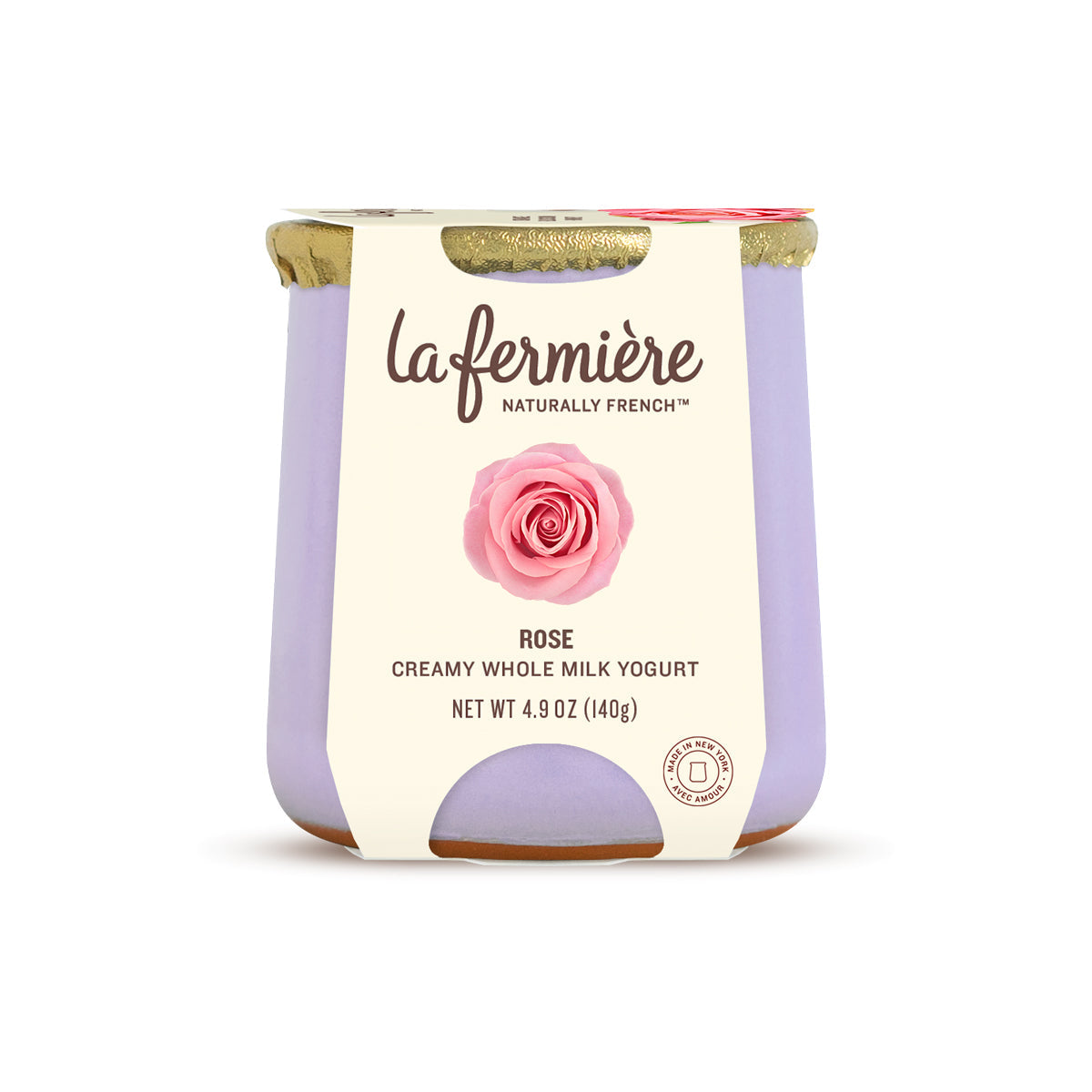 Wholesale La Fermière Rose Yogurt 4.9 OZ-3 Pack Bulk