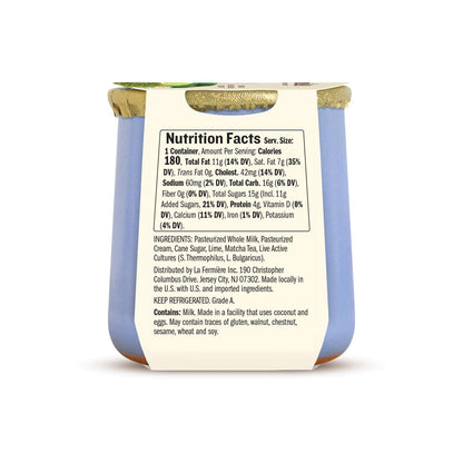 Wholesale La Fermière Matcha Lime Yogurt 4.9oz Cup- Bulk