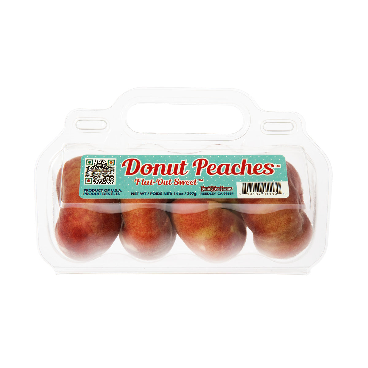 Family Tree Farms White Donut Peaches 14 OZ