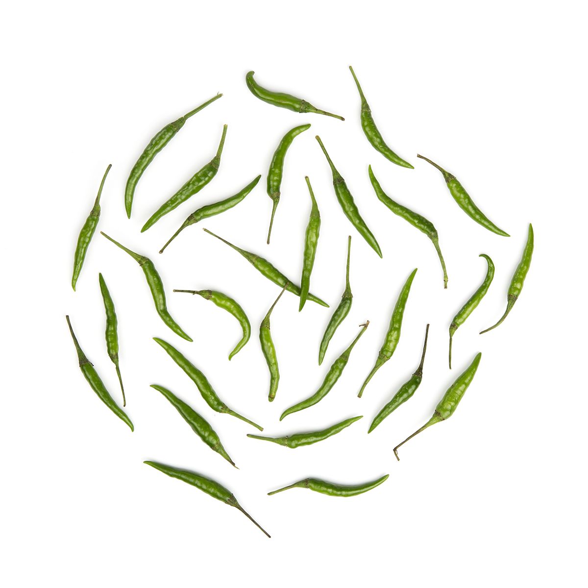 Wholesale BoxNCase Green Thai Bird Chili Peppers- Bulk