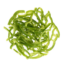 Wholesale BoxNCase Julienne Green Peppers 5 LB- Bulk