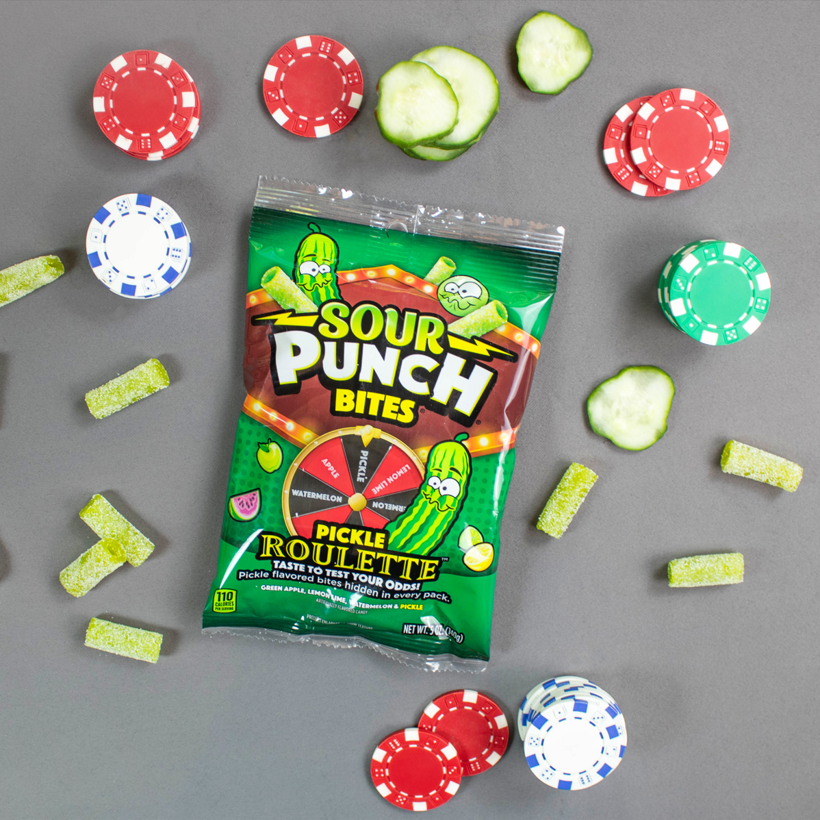 Sour Punch Bites® Pickle Roulette 5 oz