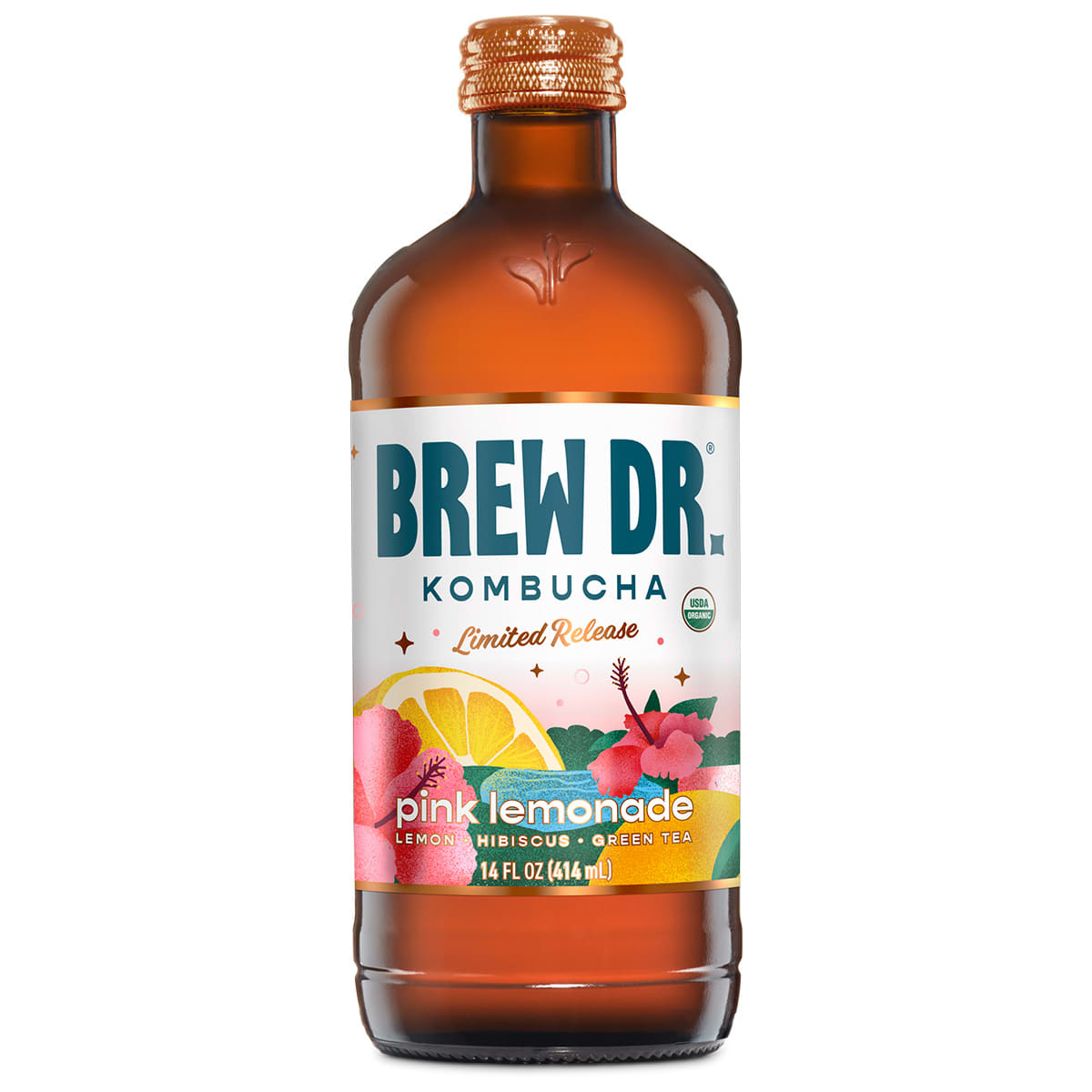 Wholesale Brew Dr 12/14 Oz Pink Lemonade- Bulk