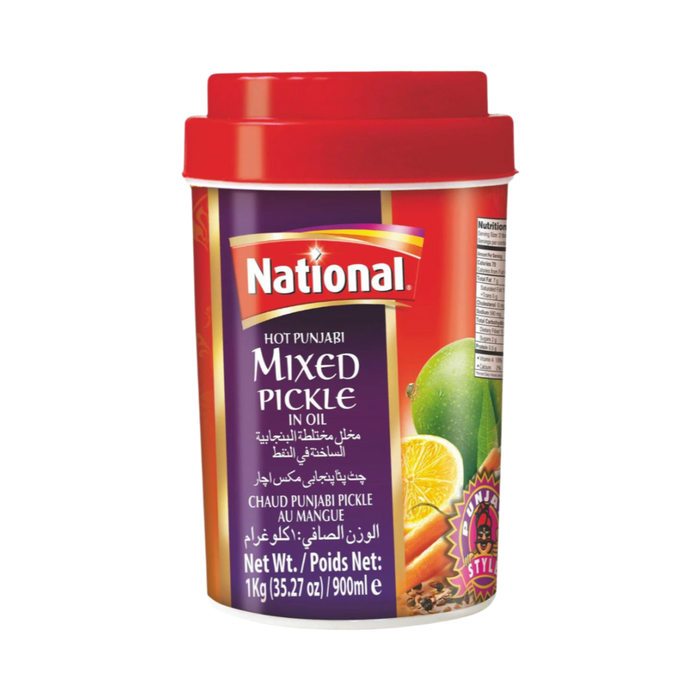 Wholesale National Punjabi Mixed Pickle 1kg- Bulk