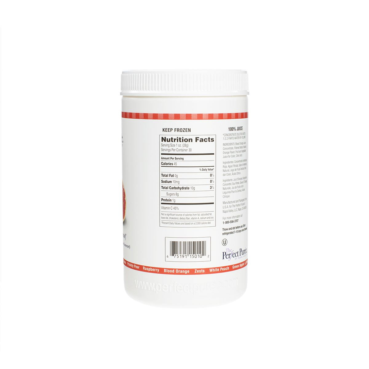 Wholesale The Perfect Puree Blood Orange Concentrate- Bulk