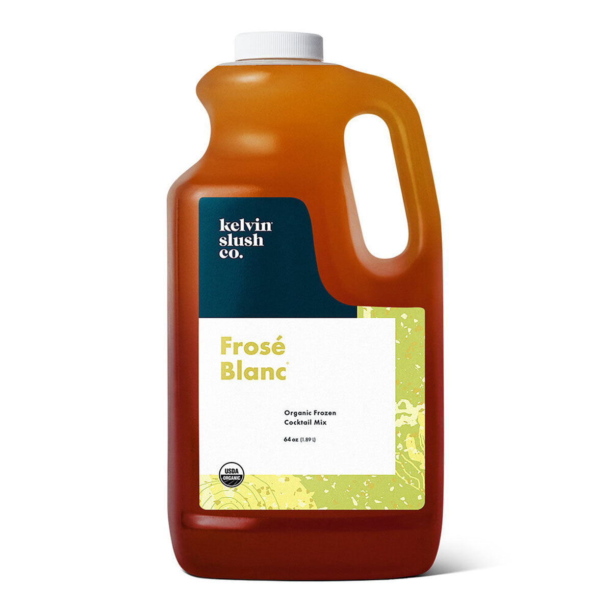 Kelvin Slush Co. Organic Blanc Frose Mix 1/2 GAL Bottle