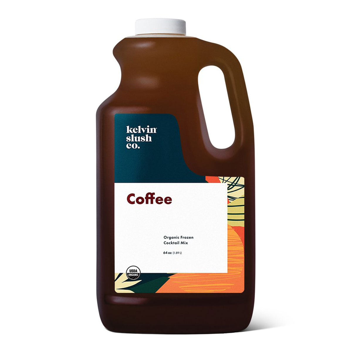 Kelvin Slush Co. Organic Coffee Mix 1/2 GAL Bottle