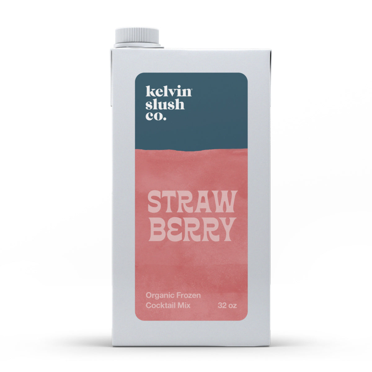 Wholesale Kelvin Slush Co. Organic Strawberry Mix 32 OZ-6ct Case Bulk