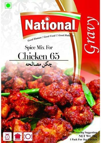 Wholesale National Chicken 65 Masala 50g-12 Ct Case Bulk