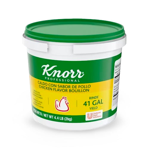 Wholesale Knorrs Professional Caldo de Pollo 4.4lb 4ct- Bulk