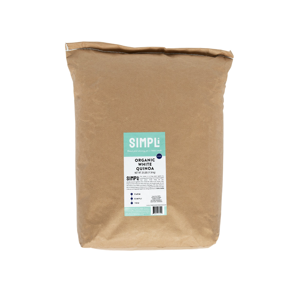 Wholesale Simpli Organic White Quinoa- Bulk