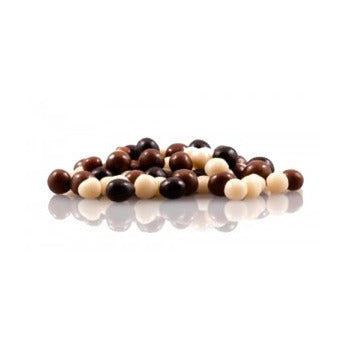 Chocoa Chocoa Dark/Milk/White Chocolate Crispy Pearls 455gr
