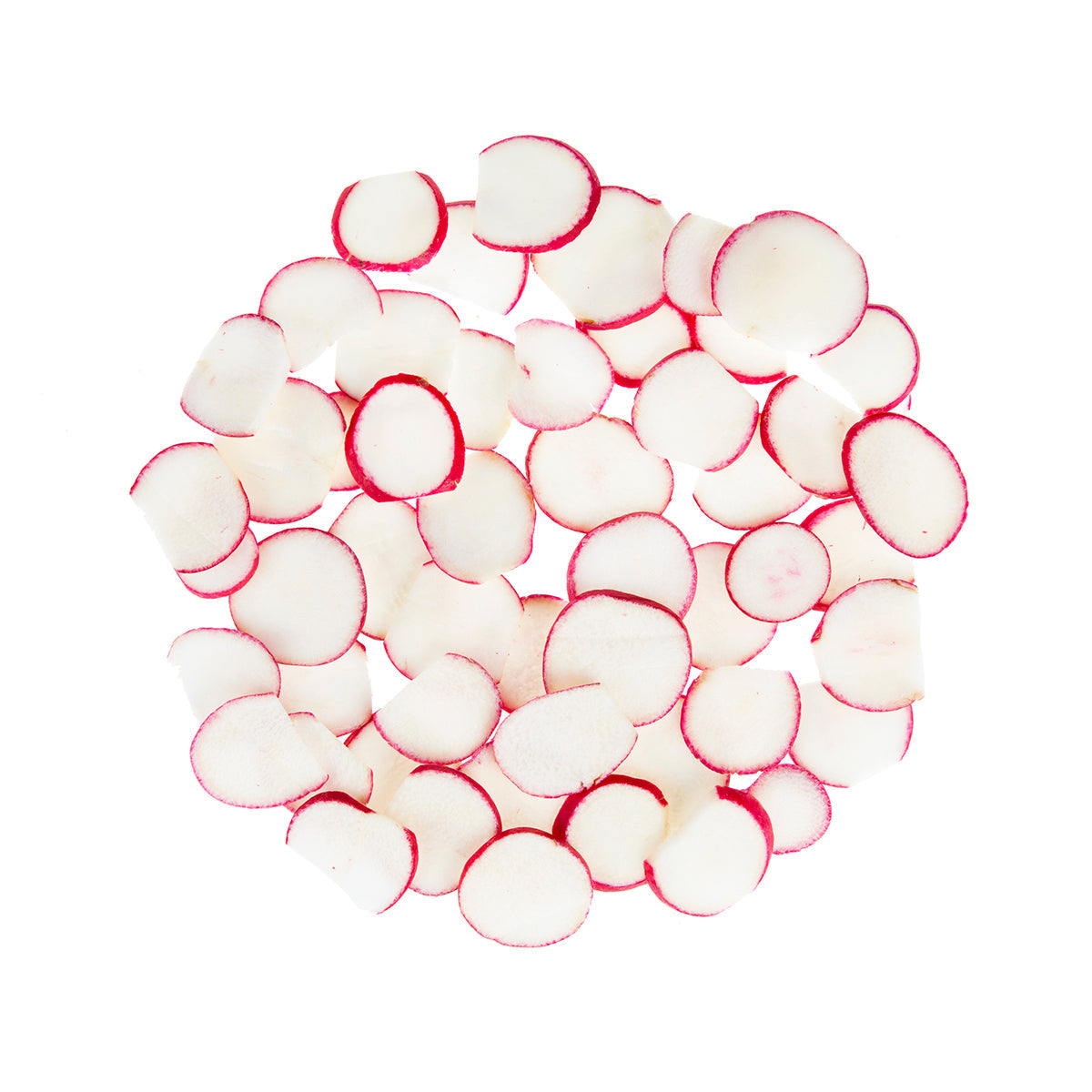 Wholesale BoxNCase 1/8 Sliced Radishes- Bulk