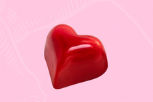 Wholesale Nirvana Bulk Case of Red-Colored Hearts in White Chocolate with Crunchy Praline Filling (Approximately 60 Pieces) 2.2 LB- Bulk