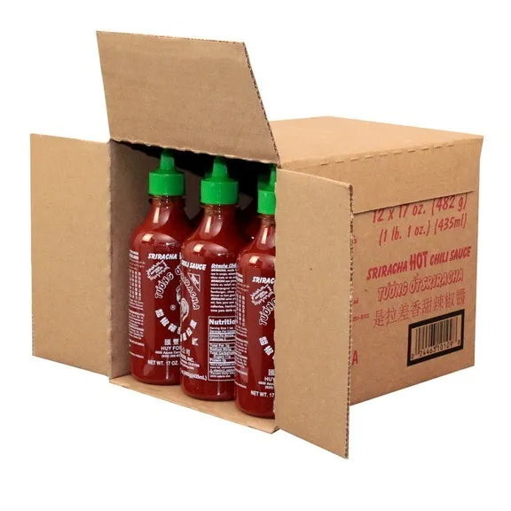 Wholesale Huy Fong Sriracha Sauce 17 Oz Squeeze Bottle - 12ct Case Bulk