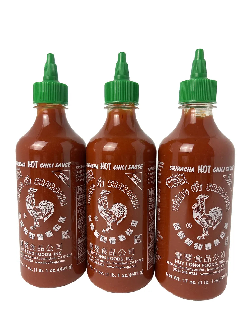 Huy Fong Sriracha Chili Sauce 17 Oz 3-Pack