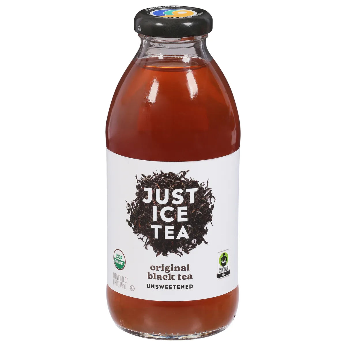 Just Ice Tea Original Black Organic Tea 16 Fl Oz
