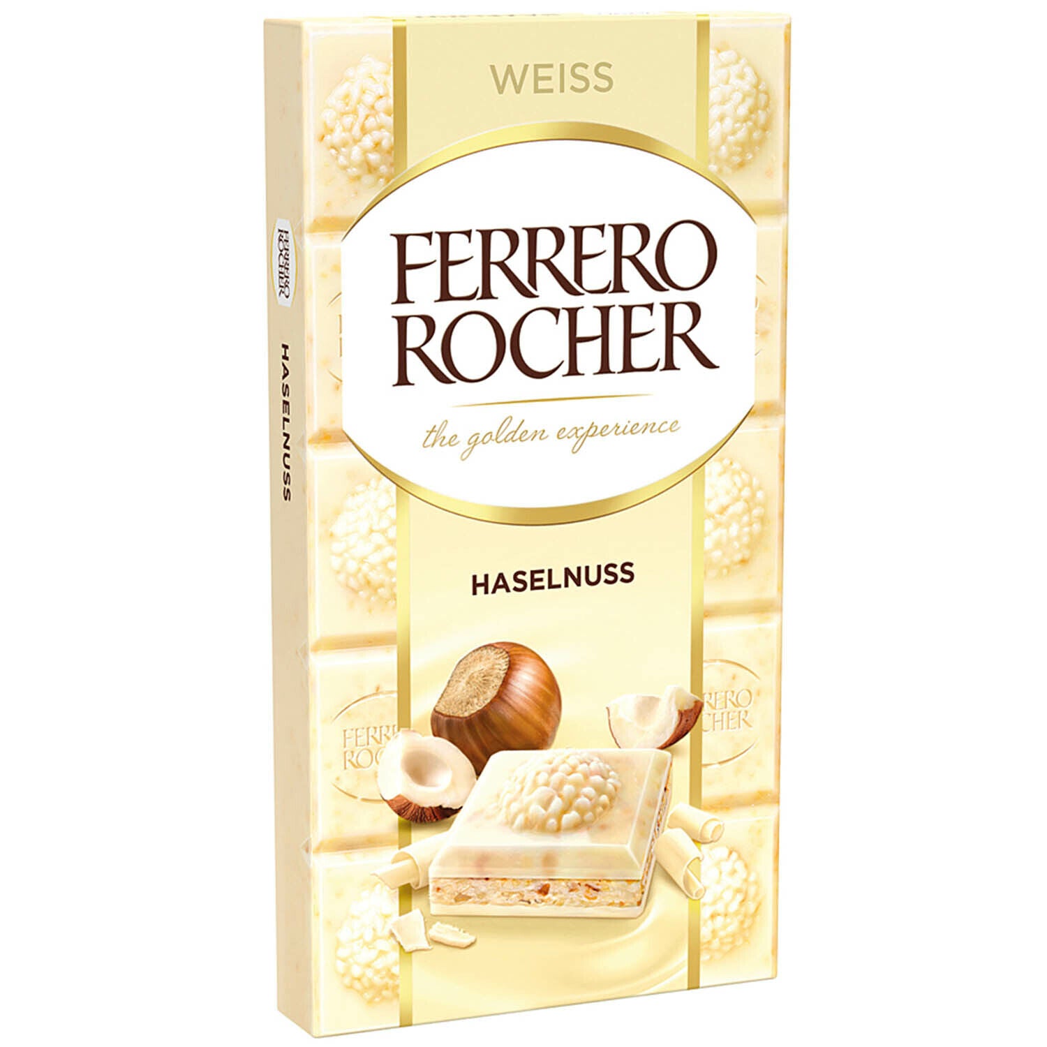 Ferrero Rocher White Chocolate Hazelnut 3.1 Oz Bar
