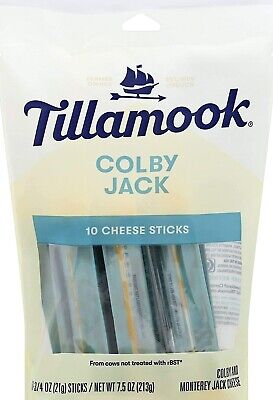 Tillamook Colby Jack Cheese Snack Portions 7.5oz 12ct