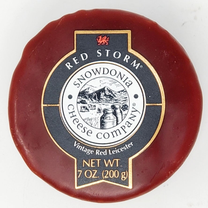 Wholesale Snowdonia Red Storm Leicester Cheddar Cheese 7 oz-6ct Case Bulk