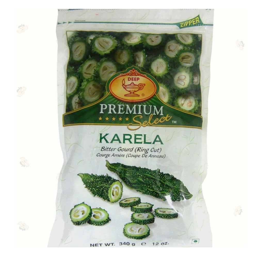 Deep Karela Ring Cut Frozen 12 oz