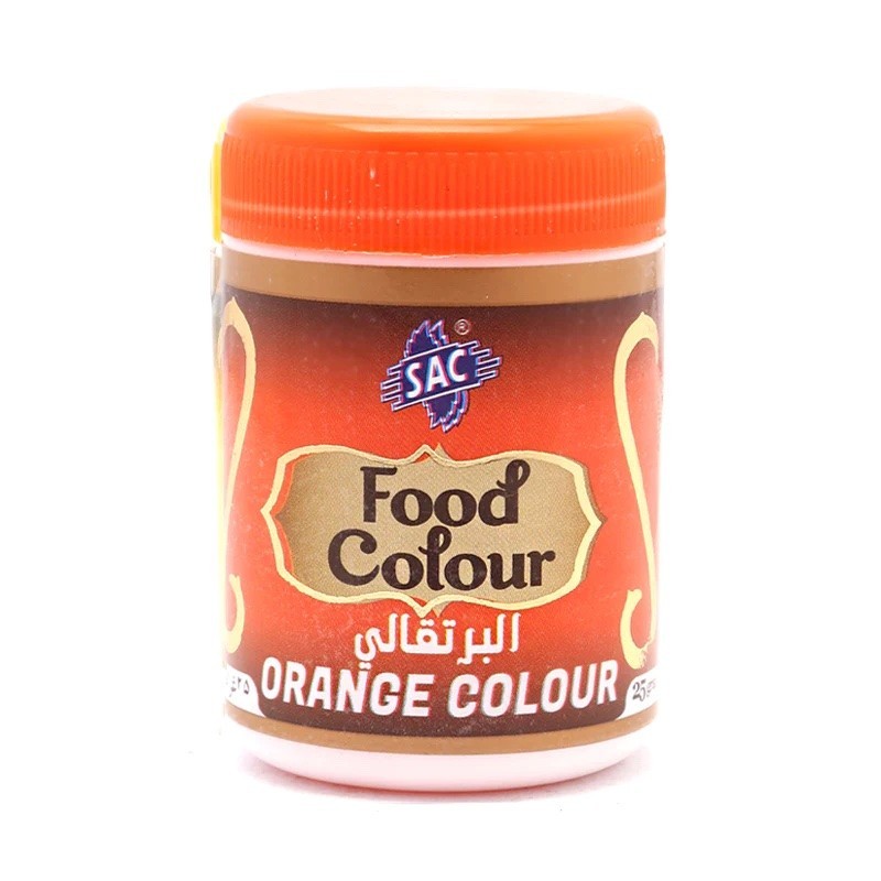 Wholesale SAC Orange Food Color Powder 25g- Bulk
