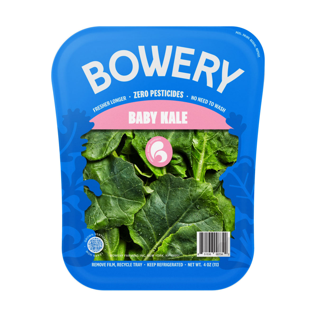 Bowery Green Baby Kale 4 oz Bag