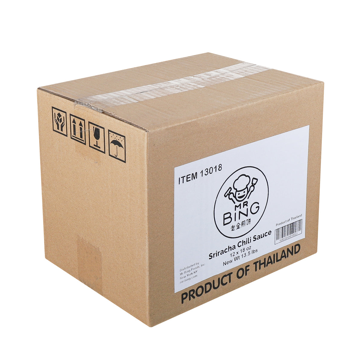 Wholesale Mr. Bing Sriracha Chili Sauce 18 Oz Bottle- Bulk