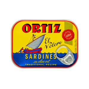 Wholesale Ortiz Sardines in Olive oil 140 GR-20ct Case Bulk