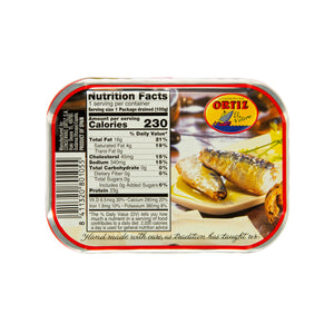 Wholesale Ortiz Sardines in Olive oil 140 GR-20ct Case Bulk