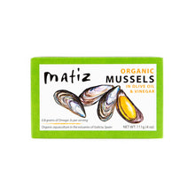 Wholesale Matiz Organic Mussels in Olive Oil & Vinegar 3.9 OZ- Bulk