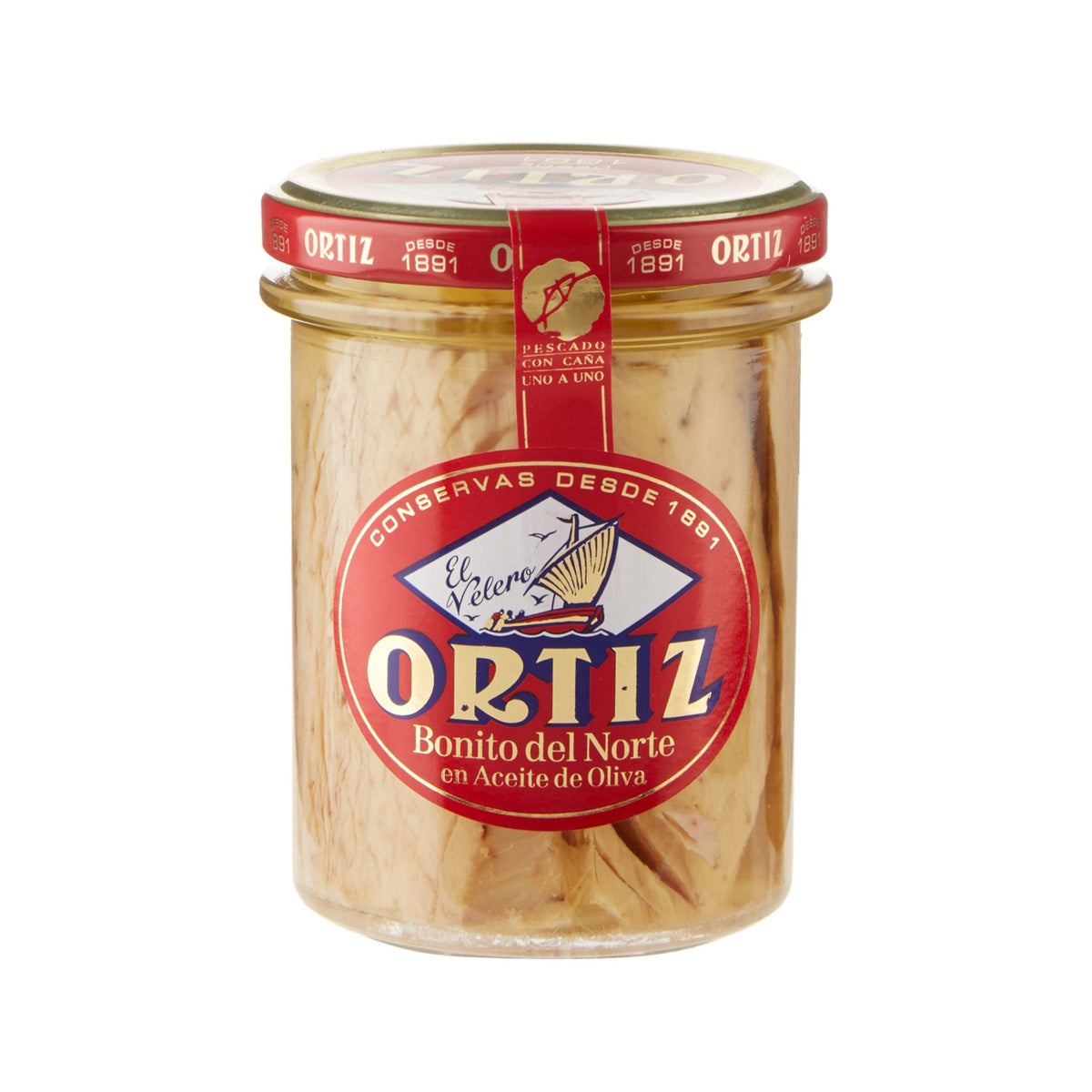 Wholesale Ortiz Bonito Tuna in Oil 220 GR-12ct Case Bulk
