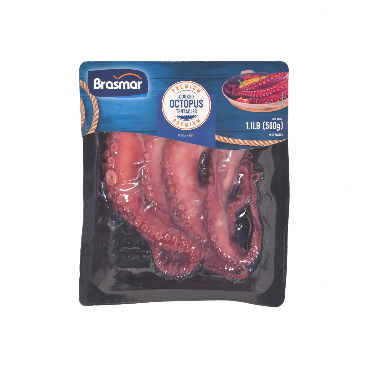 Val'S Ocean Pacific Seafood Cooked Mediterranean Octopus Tentacle 1.1 lb