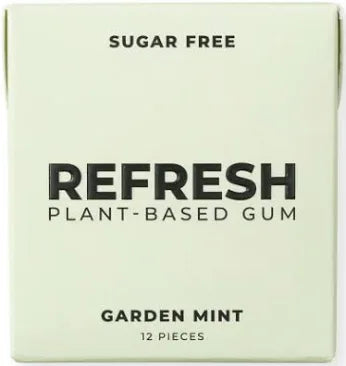 Refresh Gum Gum Garden Mint Sugar Free Chewing Gum 12 PC