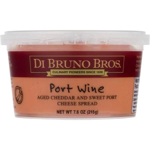 Di Bruno Bros Cream Port Wine Cheese Spread 7.6oz 6ct