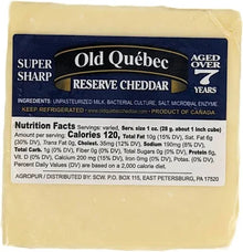 Wholesale Old Quebec Vintage 7 Year White Cheddar Cheese 8 OZ- Bulk