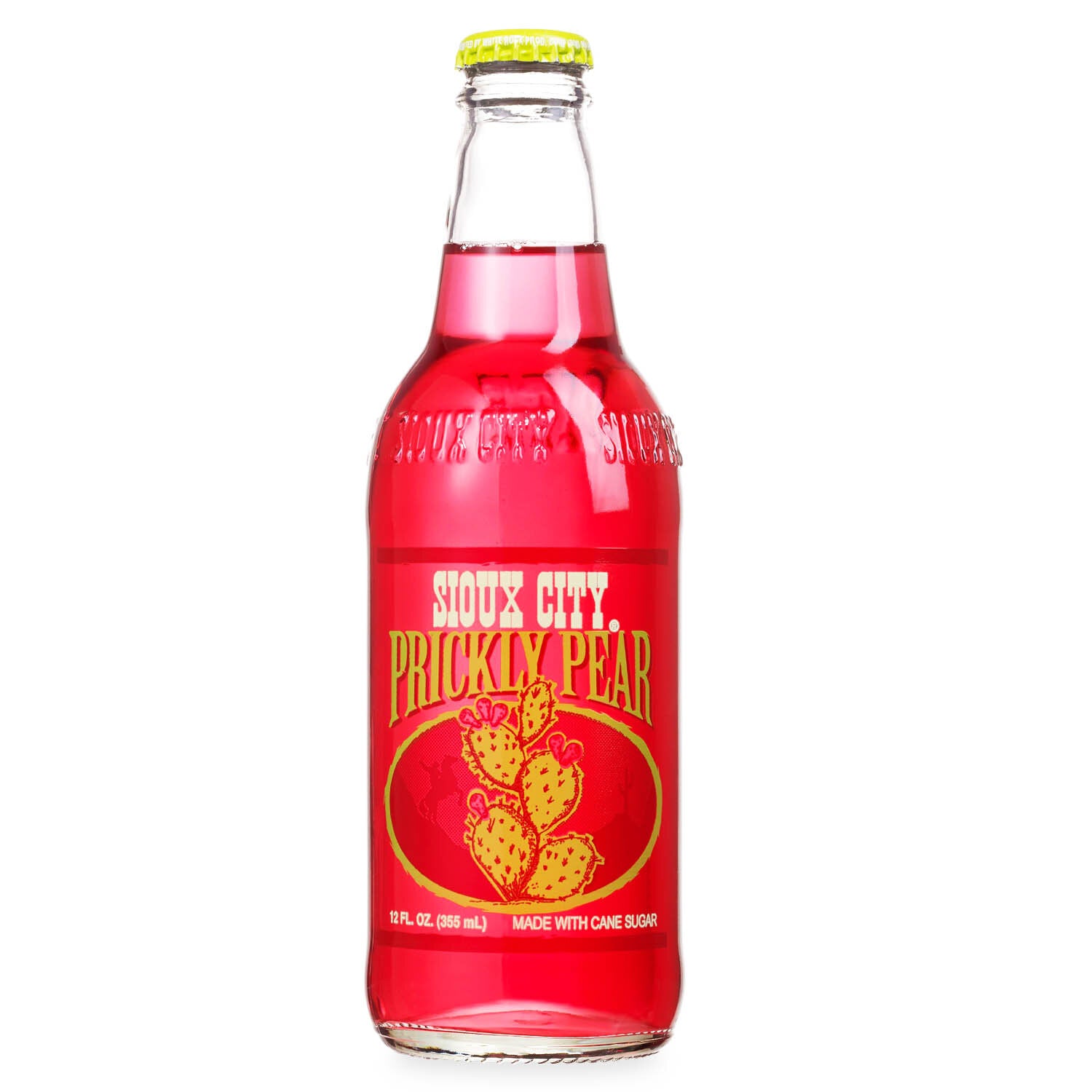 Sioux City Prickly Pear Soda 12 Oz Bottle